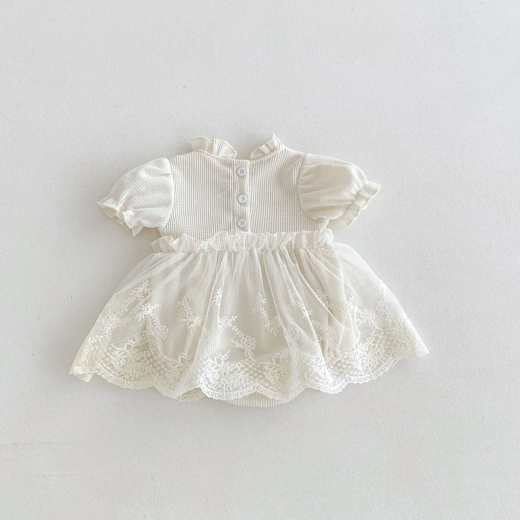 Baby Summer Outfit One-piece Bag Fart Skirt Baby Cute Princess Lace Rompers Summer Thin Clothes 2026 New