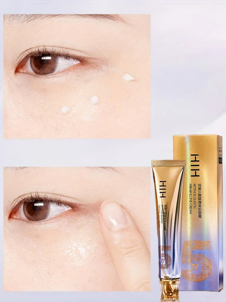 Retinol a Alcohol Firming and Elasticity-Enhancing Eye Cream, Moisturizing and Lightening Dark Circles, Overnight Eye Essence
