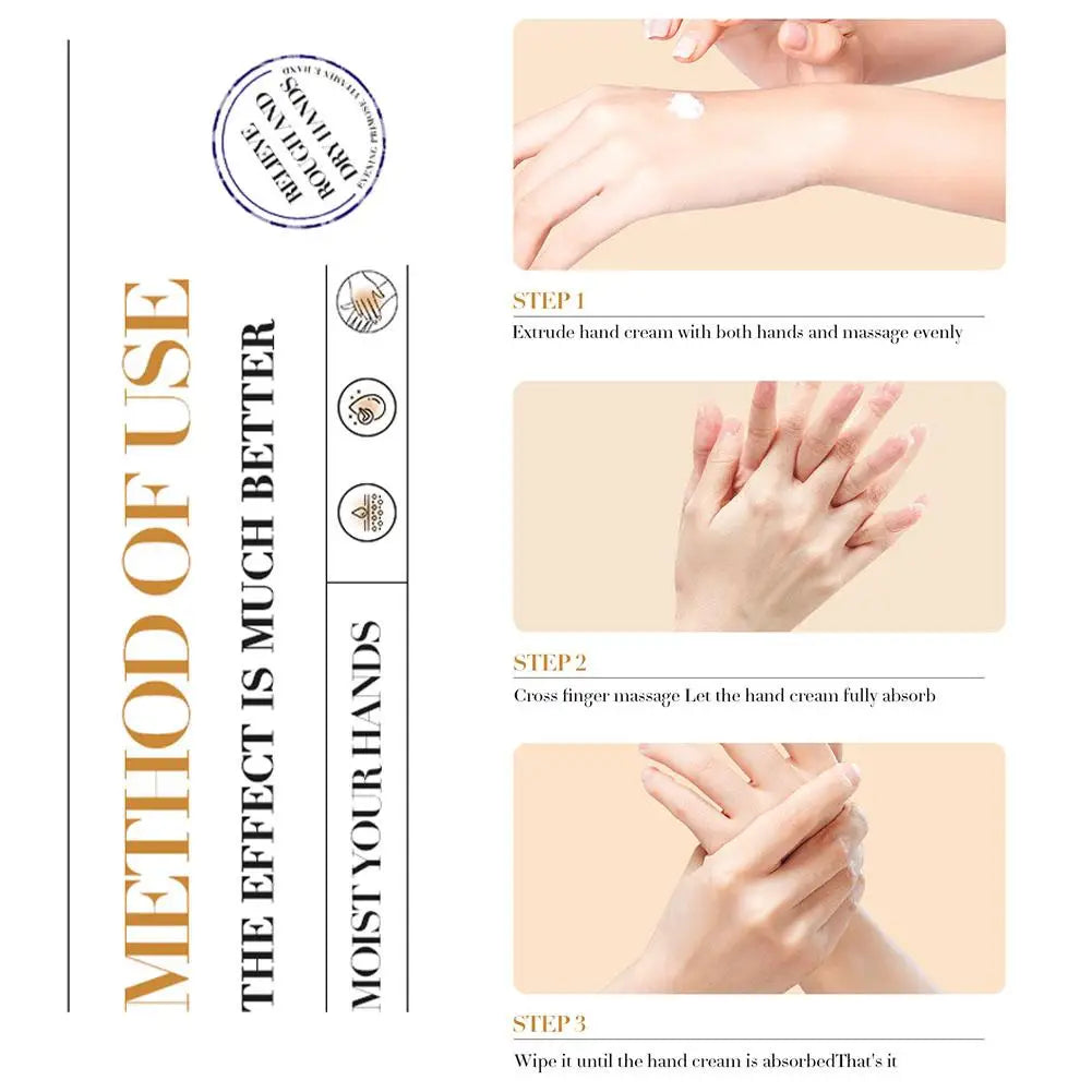1-5pcs SADOER Collagen Hand Cream Hands Skin Friming Moisturizing Brightening Hydrating Hands Creams Hand Skin Care Products