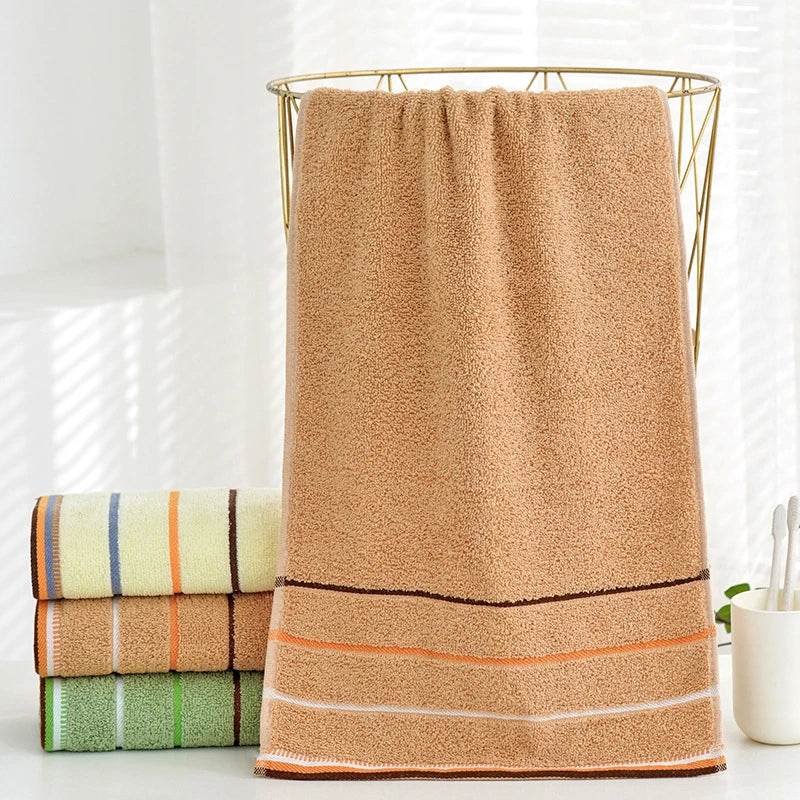 1/2 Pcs 100% Cotton Bathroom Hand Towel Thickened Face Hair Towels Bathroom Adults Hotel Travel Loverincreases Water Absorption