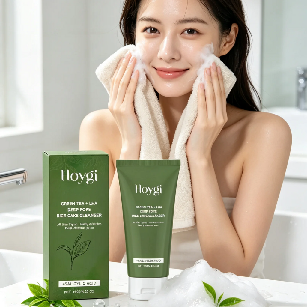Hoygi Facial Cleanser Long Lasting Moisturizing Deep Cleansing Relieve Skin Irritation Refreshing Feeling Gentle Face Wash 120g