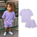 Kids Tales Unisex Children's Short Sleeve Top and Shorts Set