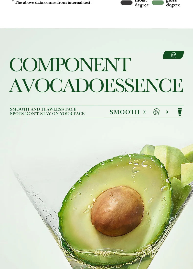 SADOER Avocado Skincare 6-Piece Set - Cleansing, Moisturizing, Care