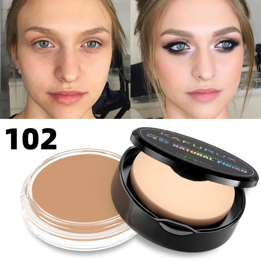 9-Color High Coverage 1Pc Foundation Concealer Cover Anti Dark Circle Freckle Long Lasting Waterproof Bb Cream Face Makeup Base