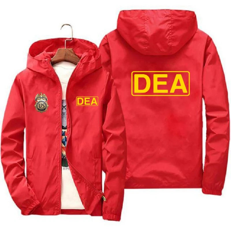 New Fashion Hooded Jacket Men Breathable Outwear Male Solid Color Streetwear Comfortable Man Clothing Us Dea