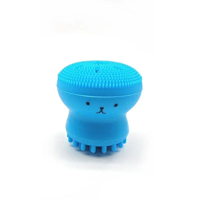 Double-Sided Silicone Face Cleansing Brush Facial Cleanser Blackhead Removal Product Pore Cleaner Exfoliator Face Scrub Brush