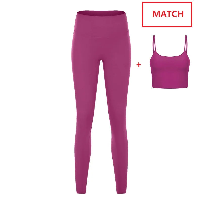 Solid Color Women Sports Bra Comprehensive Training Shockproof Halter Soft Sports Fitness Top Gym Yoga Chest Pad Comprehensive
