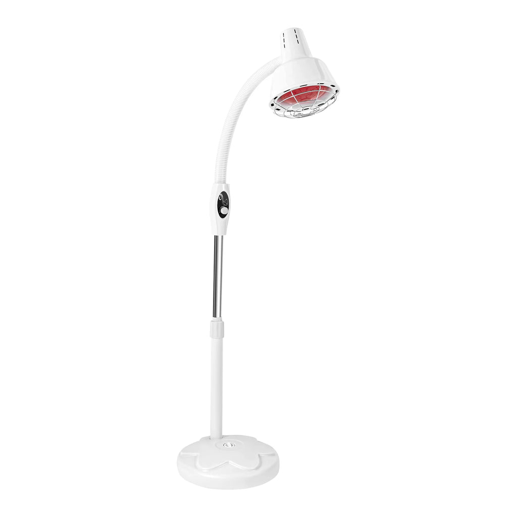 275W Adjustable Infrared Heat Lamp for Muscle&Joint Pain Relief, 360° Rotatable Infrared Baking Light, 0-115℃ Temp Control