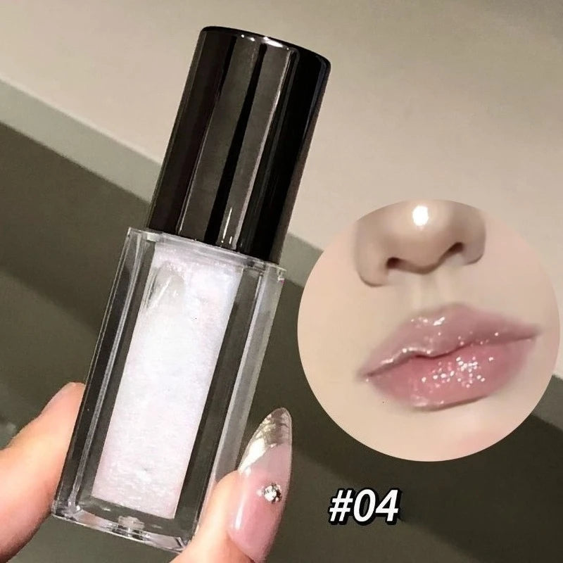 Dawndesslo Multichrome Diamond Shimmer Lip Gloss - Mirror-Shine