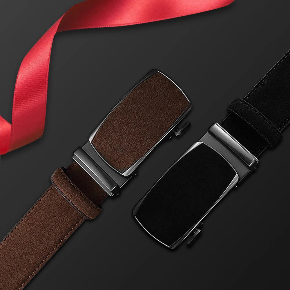 Men Fashion Belt Genuine Leather Belt for Men Automatic Belts Adjustable Waistband Business Belts 허리띠