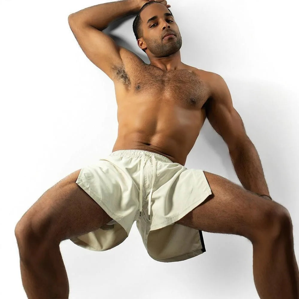 Cross-Border Mens Athletic Boxers Breathable Quick-Dry Performance For Active Men Fitness Enthusiasts