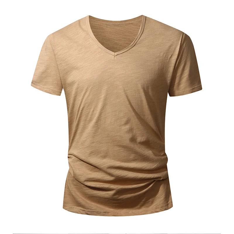 100 Percent Cotton Men T Shirt Soft High Quality Short Sleeve Tee Casual Summer Wear For Men
