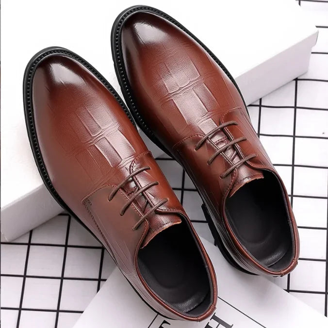 Genuine Leather Men's Oxford Dress Shoes | Business Formal"