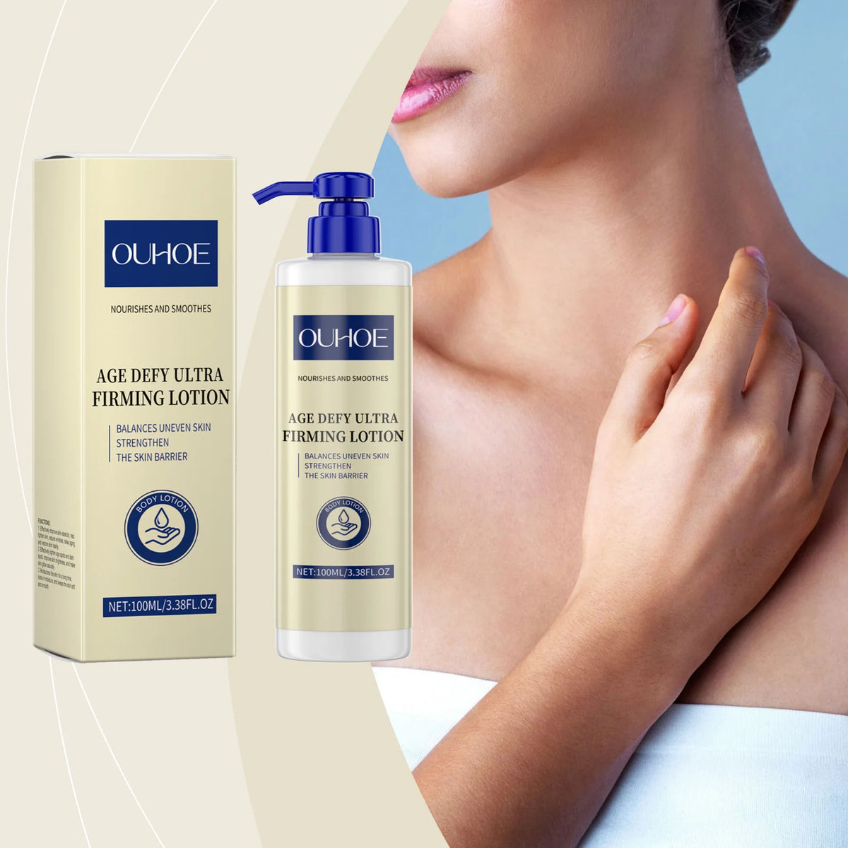 OUHOE Anti-Aging Firming Body Lotion - Moisturizing Cream 100ml