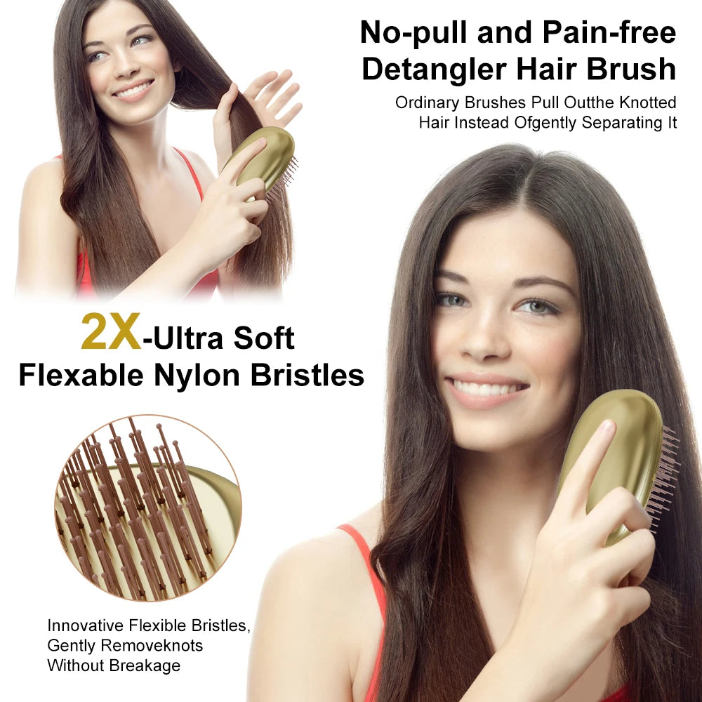 2024 Hotsale Hair Roots Massages Brush For Hair Growth Head Skin Care Massage Detangling Cleaning Hairdressing Comb Dropshipping