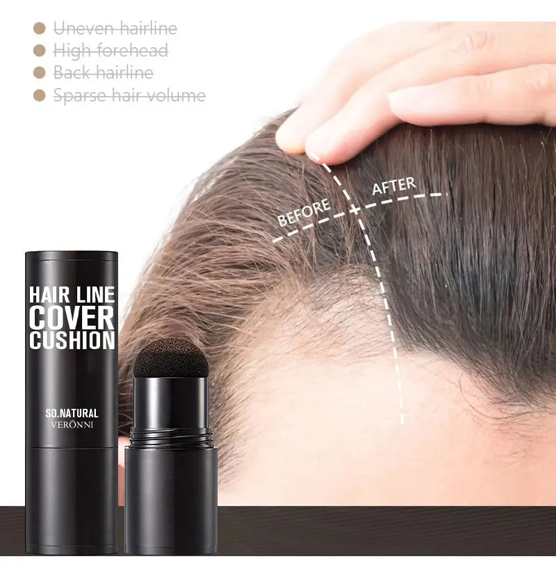 14 Color Temporary Hairline Powder Stick,Waterproof Hairline Filling Powder,Hair Shadow Powder,Hair Shading Sponge Pen