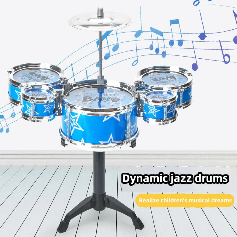 Drum sets for children beginners children's toys dynamic jazz drums for western percussion instrument