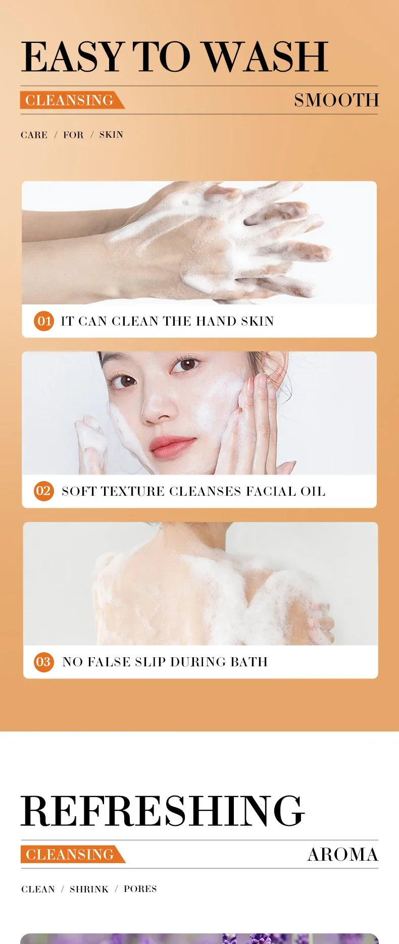 Natural Turmeric Soap Body Cleaning Lightening Dark Underarm Leg Bath Cleansers Brightening Face  Soap Tender Skin Care Beauty
