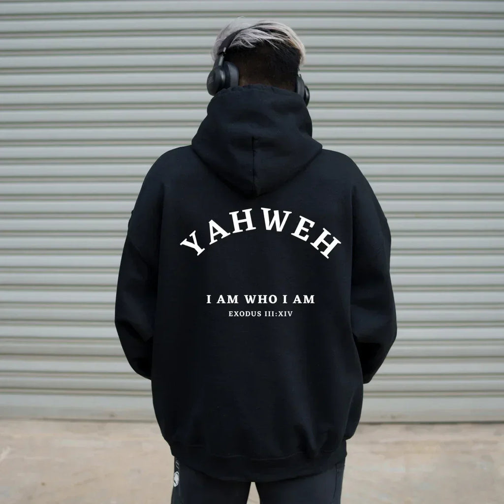 20256 Men's Bestseller Christian YAHWEH Hoodies Jesus Hombre Fashion Popular Streetwear Letter Printed Women Hooded Sweatshirts