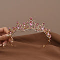 Princess Queen Vintage Baroque Crystal Crown Rhinestone Tiara For Women'S Bridal Weeding Prom Jewelry Hair Accessories