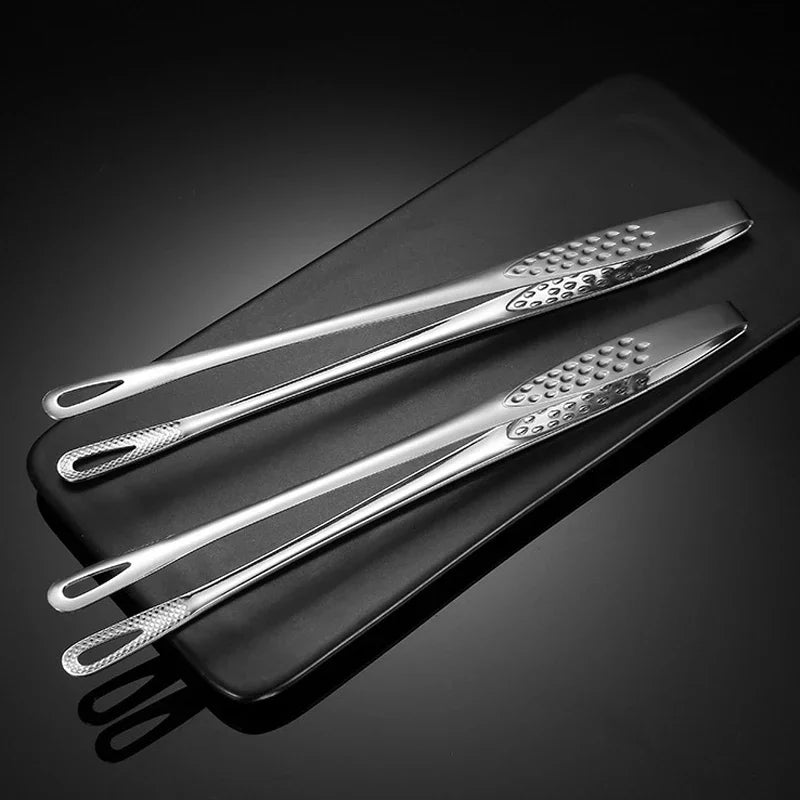 Pinzas de cocina para barbacoa, pinzas de cocina de acero inoxidable, pinzas para ensalada, carne, alimentos, utensilios de buffet, barbacoa, gadgets de cocina