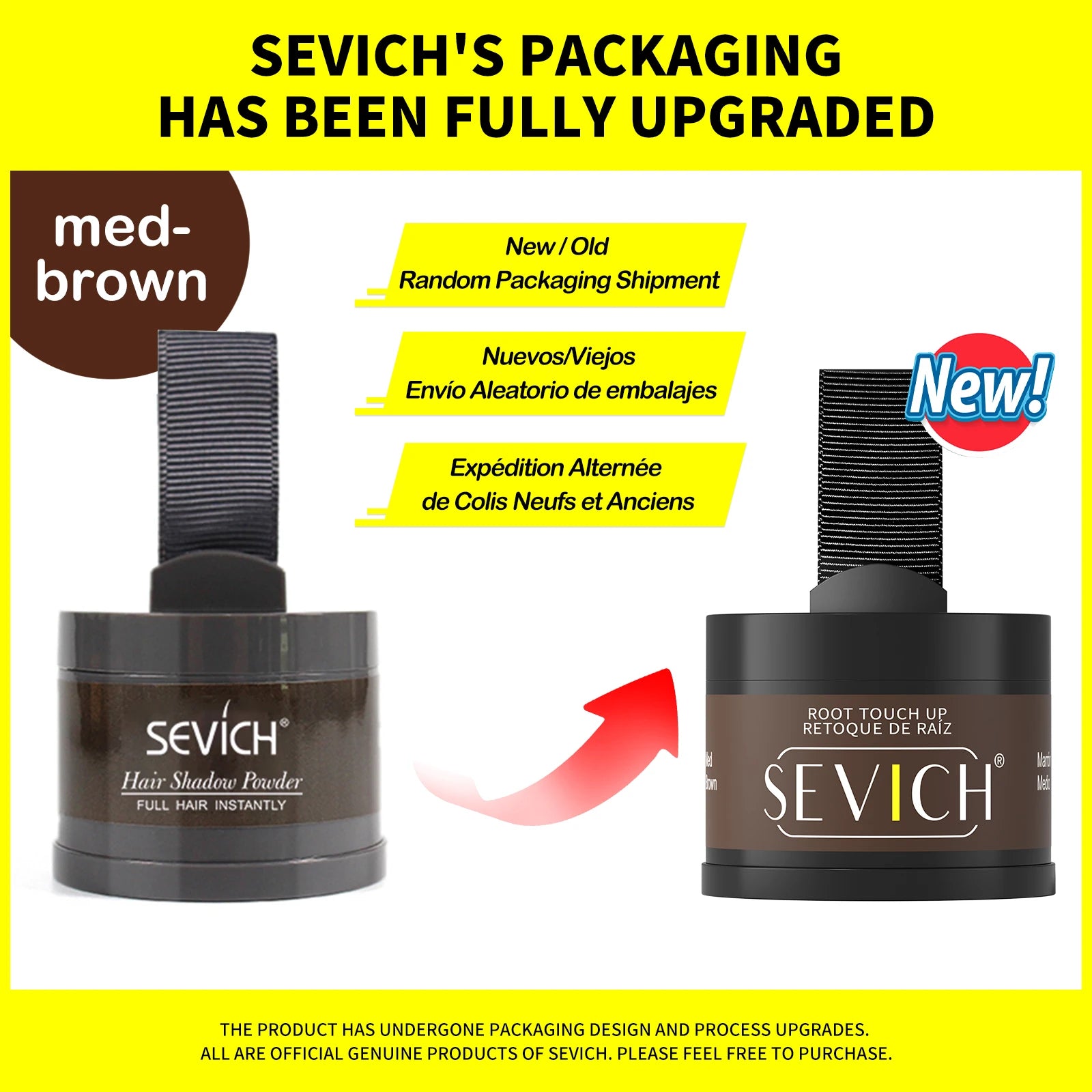 Waterproof Hair Shadow Powder Temporary Hairline Repair Filling Powder Gray Coverage Hair Loss Hairline Powder Makeup Concealer