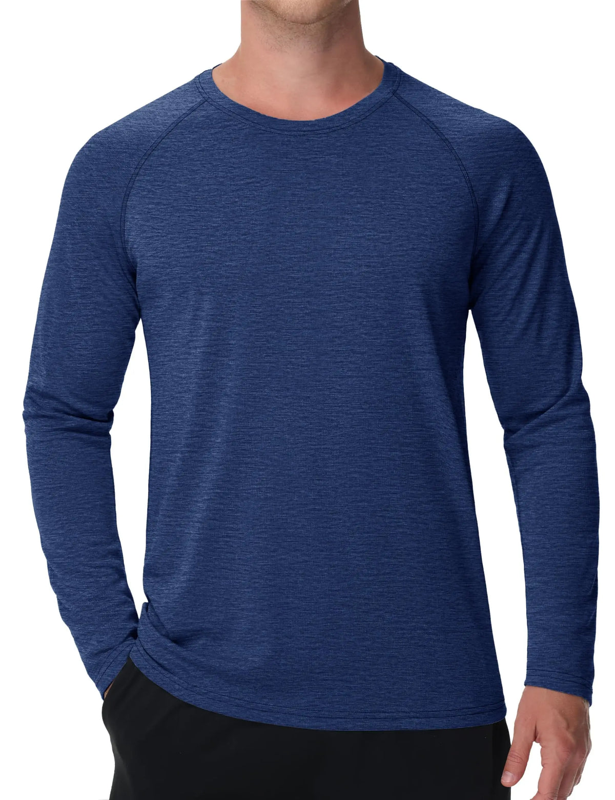 TACVASEN Men's Long Sleeve Workout T-Shirt UPF 50+ Quick Dry Athletic
