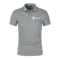 Men's premium summer polo shirt, quick drying, breathable, casual, business fashion, sports, short sleeved, men's clothing