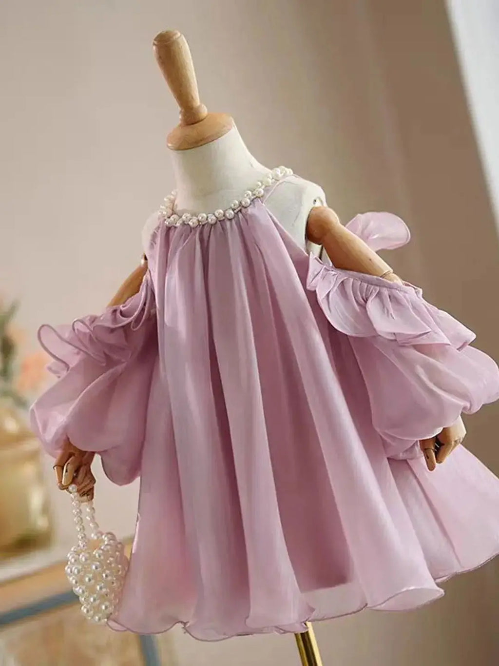 Dreamy Vow J775 Elegant Pink Baby Girl Dress Tulle for Kids Holiday 1st Toddler Wedding  Birthday Evening Party Spring Ball Gown