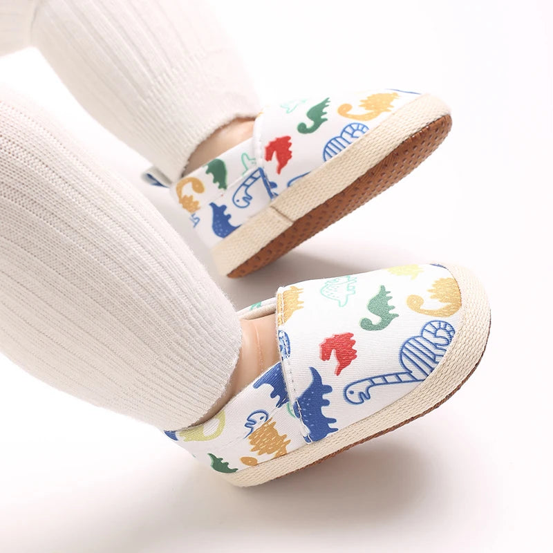Little Star Baptismal Baby Casual Flat Shoes Spring Autumn Soft Walking Shoes For Infant Toddler 0-18 Months