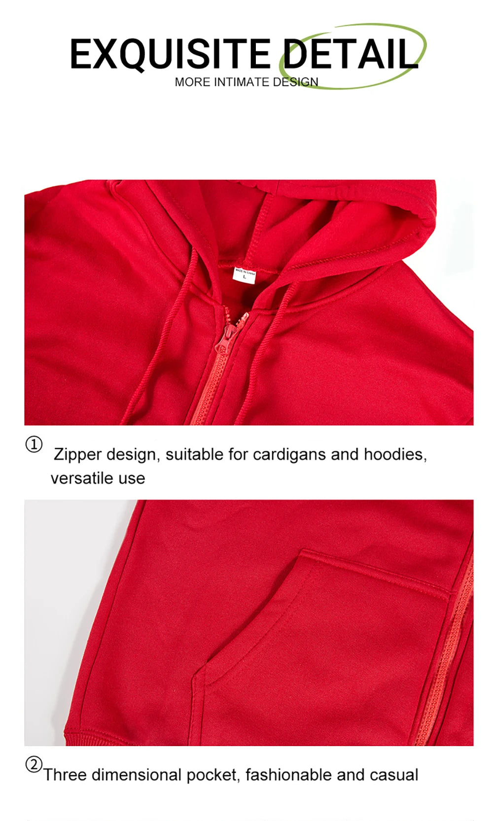 Plus Size Solid Zipper Hoodies Women Warm Fleece Hooded Sweatshirt Autumn Casual Sportswear Pocket Jogging Clothing Street Coat