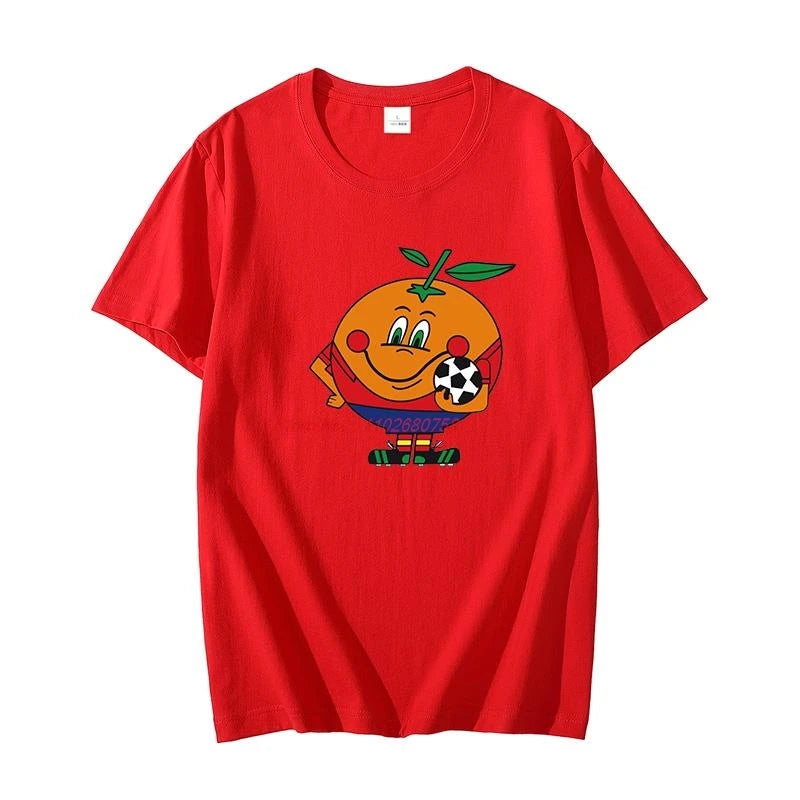 Spain 82 Graphic T-Shirt - Men's Cotton Oversized Short Sleeve Tee
