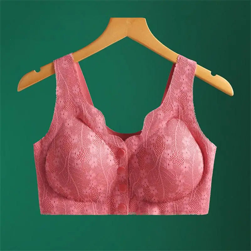 Women's Plus Size Wire-Free Soft Bra – Breathable Thin Cup Vest Undershirt for Everyday Comfort