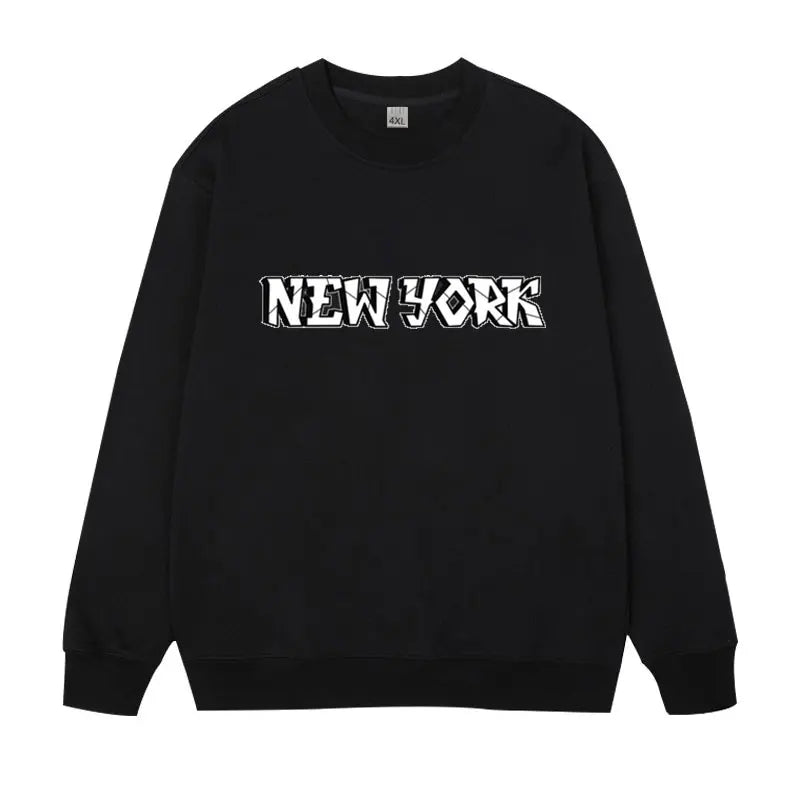 Plus Size Men'S Pullovers Full Cotton Sweatshirts 5Xl 6Xl 7Xl Autumn Winter Long Sleeves Printed Tops Male Clothing 110Kg-180Kg