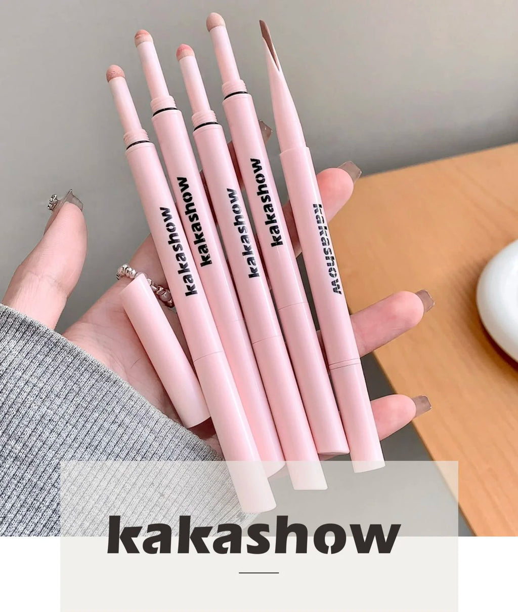Double-end Lying Silkworm Eyeliner Pencil Diamond Glitter Matte Aegyosal Pen Brightening Cream Shadow Highligher Eye Makeup