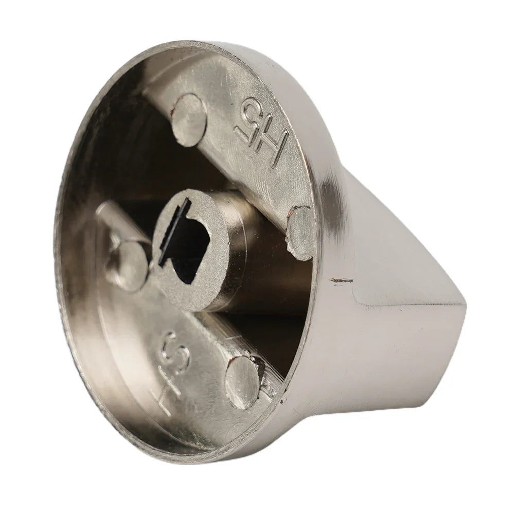 4PCS Gas Stove Knobs 6mm Silver Modern Kitchen Electric Cooker Oven Hob Control Switch For Household Hardware Replacement Tools