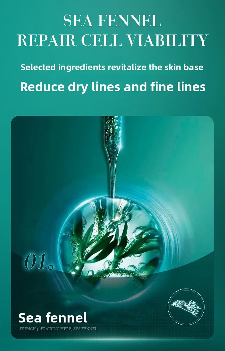 Sea Fennel Multi-Collagen Set Reduces Fine Lines Repairs Skin Hydrates  Brightens Anti-Aging Firming Skincare
