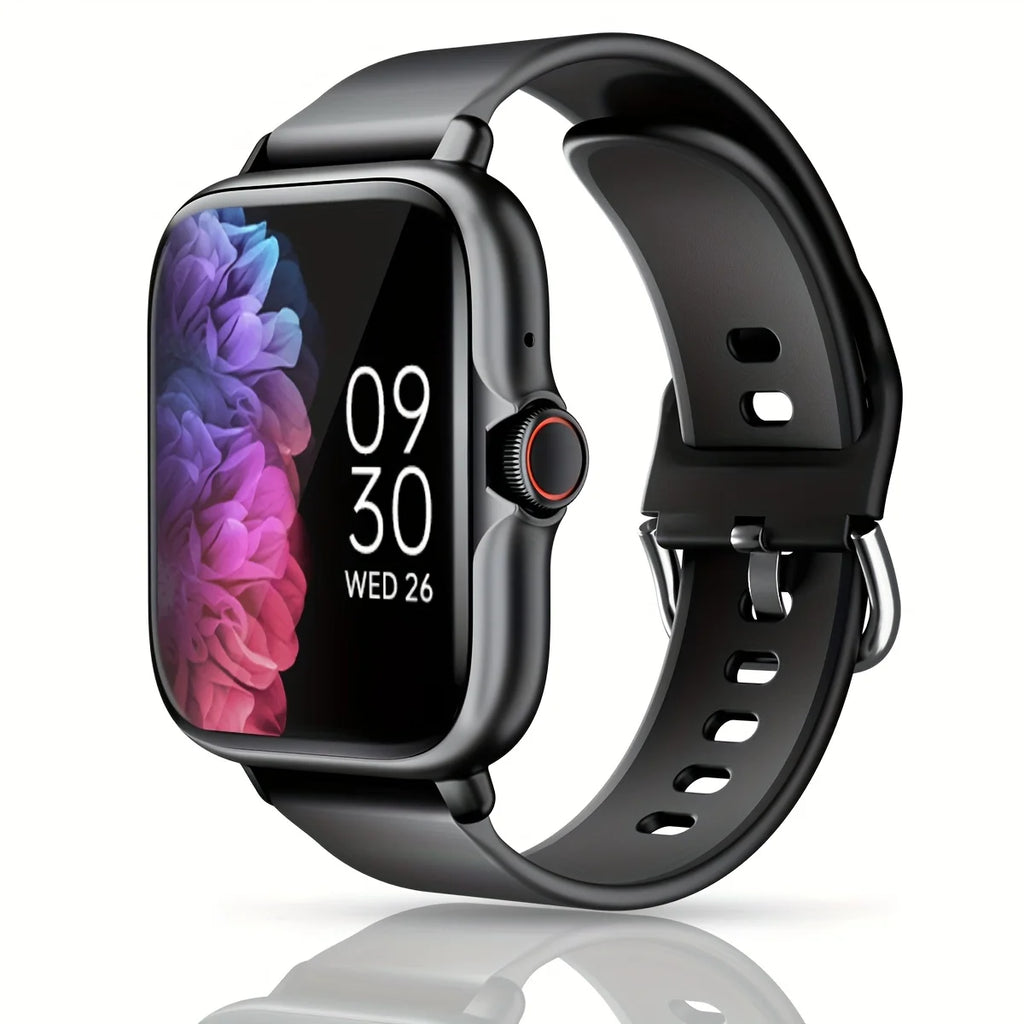 Smart Watch Compatible for iPhone & Android, Wireless Call, HD Touch Screen Fitness Tracker with Pedometer, Step Tracker, Music,Weather Display,Wireless Smartwatch for Men & Women