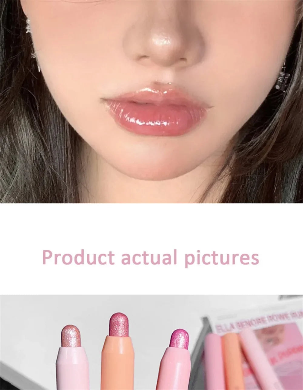 Pearlescent Eyeshadow Stick Pencil Glitter Eyeshadow Waterproof Shimmer Silkworm Liner Pen High-gloss Cosmetics Beauty Makeup