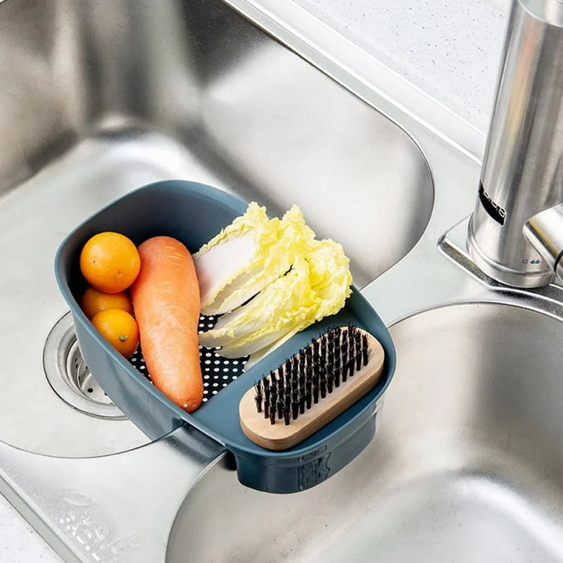 Filtro de canasta para desagüe de fregadero de cocina, filtro de residuos en forma de elefante, cestas colgantes para verduras, escurridor de lavado, estante de almacenamiento