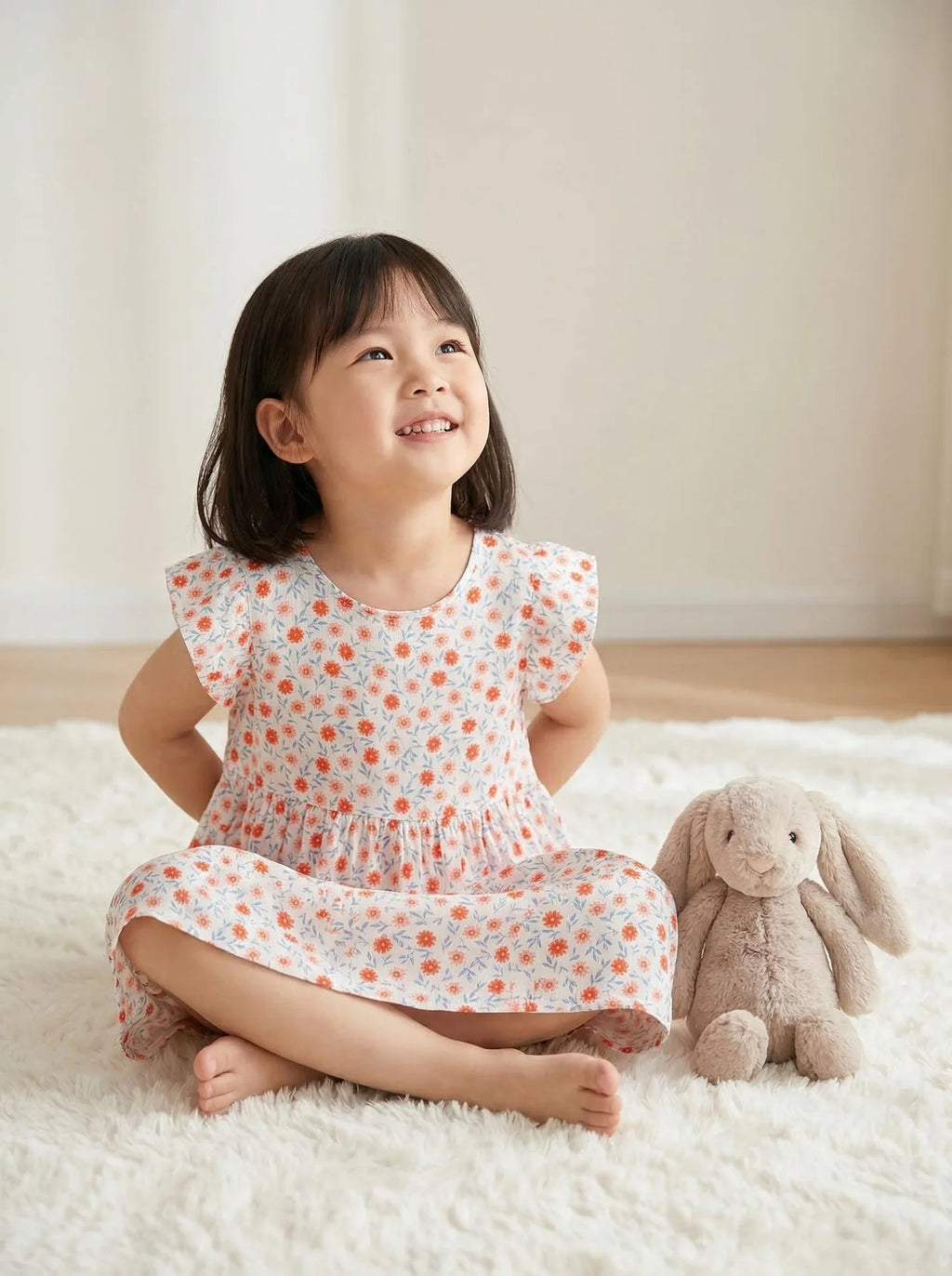 Girls Dresses Summer Children's Soft and Comfortable Floral Dresses Cool and Stylish Little Girls' Princess Dresses Baby Clothes