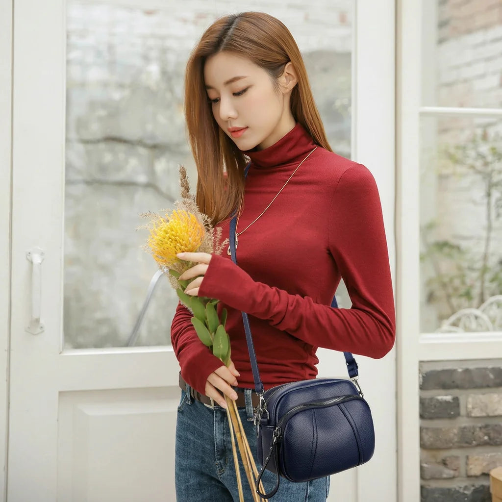 Mini Crossbody Bag Waterproof Adjustable Strap Bag Women'S Shoulder Bag Soft For Casual Outfits Outdoor Activities Commuting