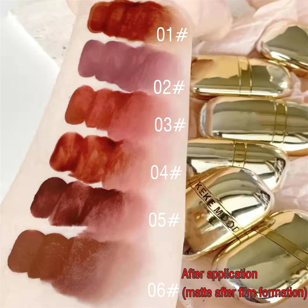 Mirror Water Lip Glaze To Matte Lipstick Makeup Waterproof Long Lasting Lip Gloss Rich Color Silky Not Fade Lips Mud Lip Tint