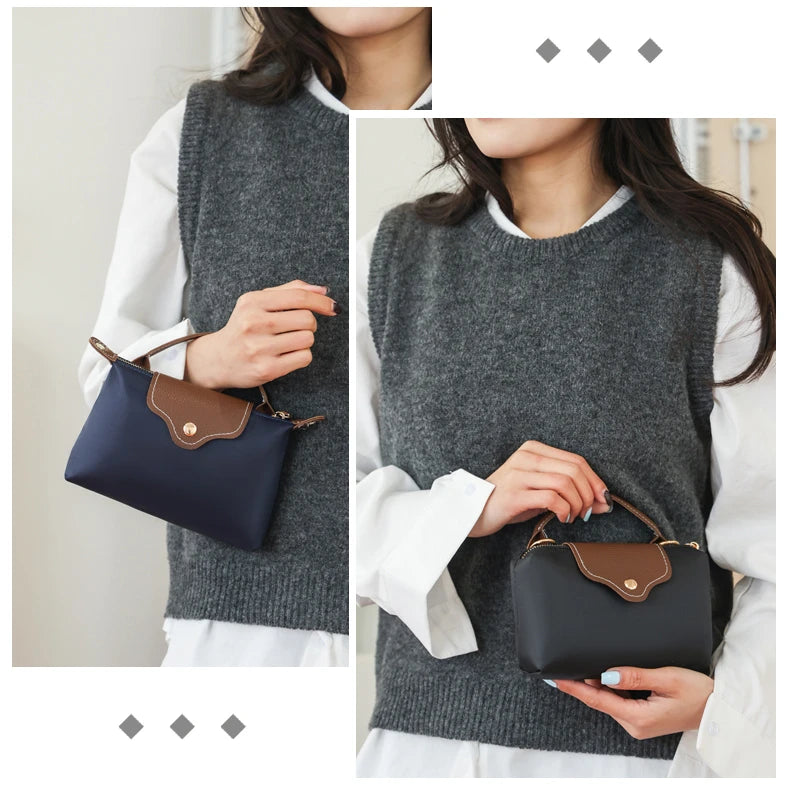 Fashionable and trendy one-shoulder bag, retro crossbody bag, simple and elegant small square bag for women.