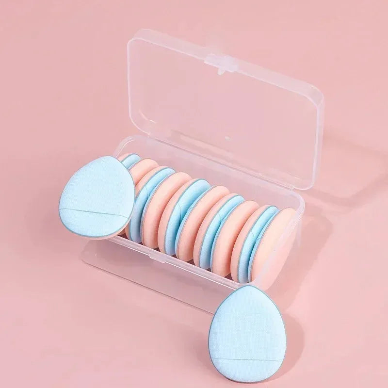 Mini Finger Puff Foundation Sponge Set 5Pcs For Flawless Face Makeup Air Cushion Concealer Tools For Beginners