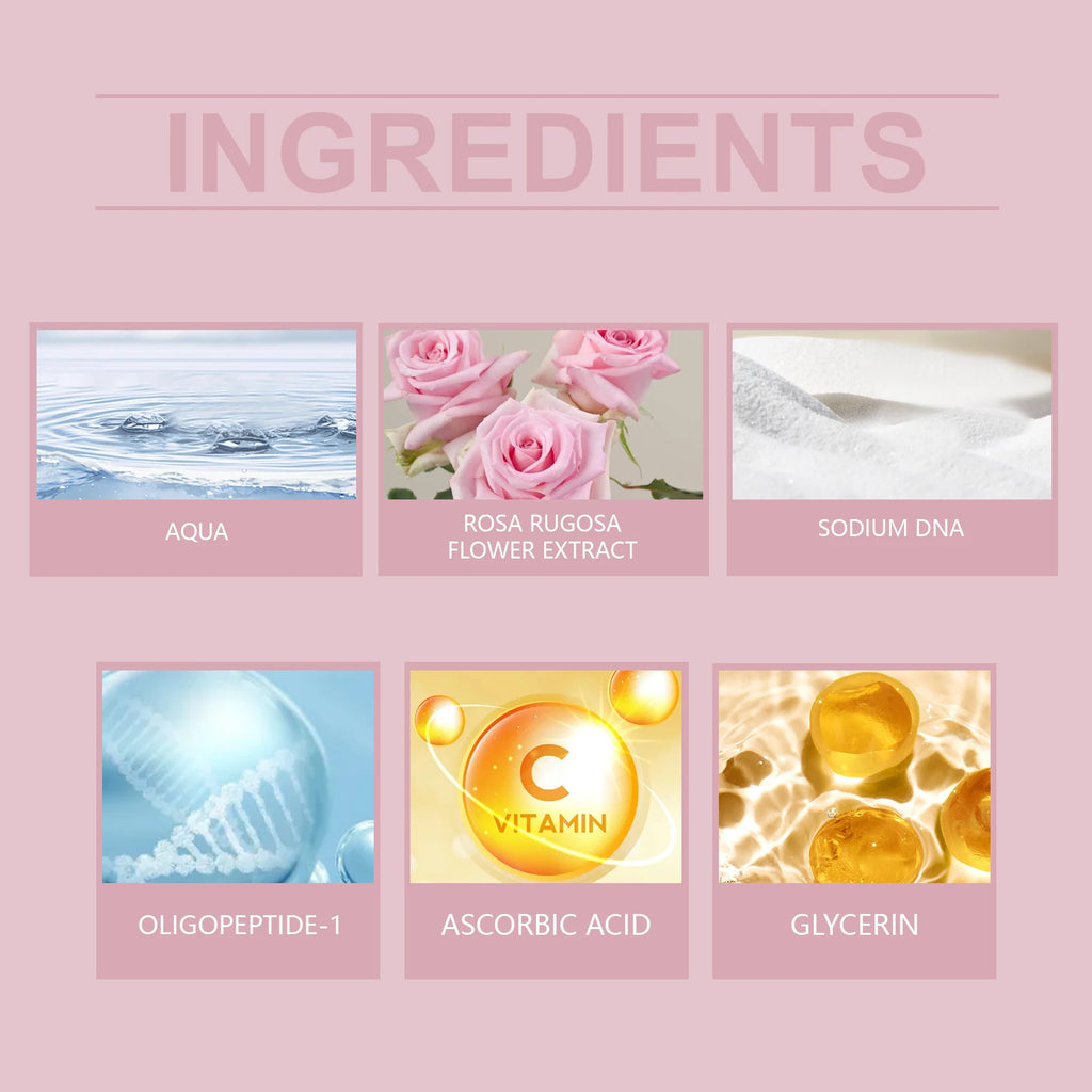 Rose Essence Toner Glowing Skin Soothing Moisturizing Refreshing Conditioning Nourishing Brightening Facial Pink Peptide Toner