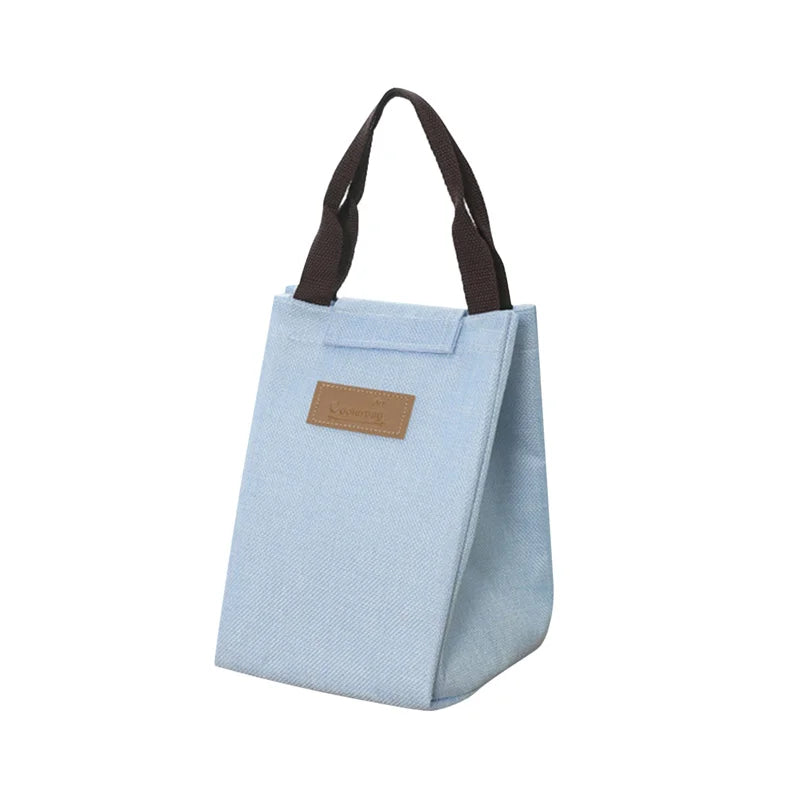 Lunch Bag Portable Food Refrigerated Bag Heat Preservation Lunch Box Lunch Bags Insulation Cover To Women Casual Handbag 2024