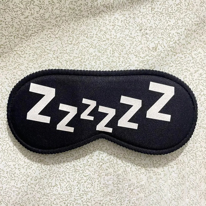 Cartoon Pattern Sleeping Eye Mask - Comfortable Light Blocking Blindfold
