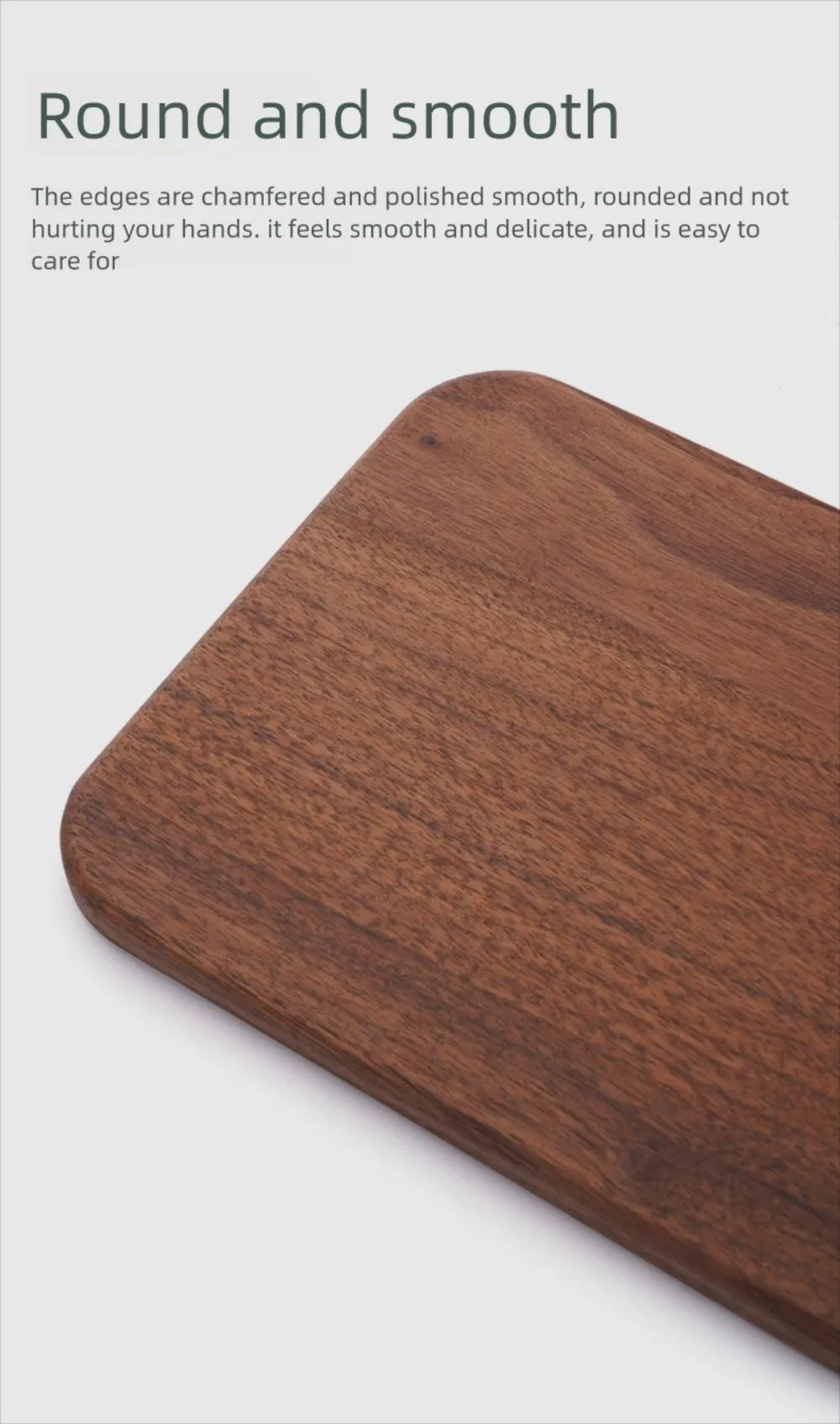 Wooden Outdoor Cutting Boards Double-sided Portable Fruit Cutting Board Walnut Camping Kitchenware For 800/1000ml Lunch Box