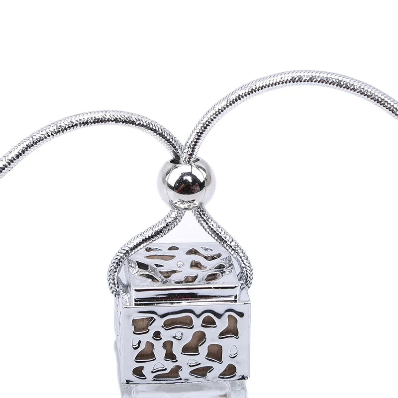 Air Freshener Ornament Perfume Bottle Pendant Essential Oils Auto Car Perfume Bottle Hanging Glass Bottle Car-styling